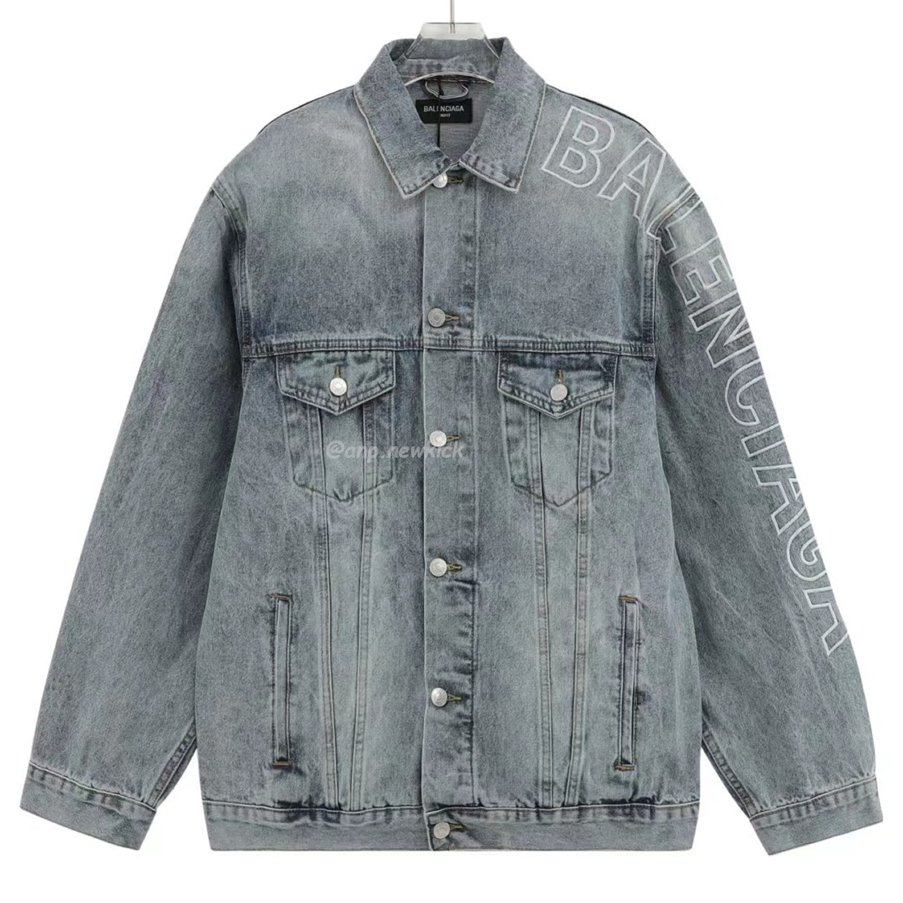 Balenciaga Retro Denim Jacket (1) - newkick.vip